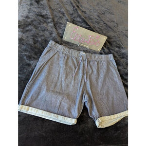 Women's Real Essentials Shorts Size 2X Blue